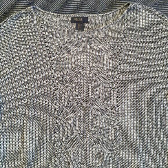 RACHEL Rachel Roy Sweater Cable Knit Sweater in Blue Size XL (Women's) - Picture 3 of 5